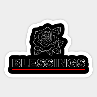 BLESSINGS Sticker